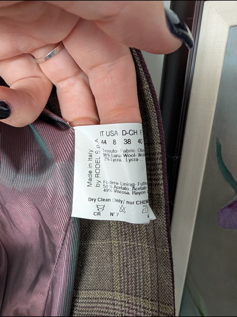 Cinzia Rocca Wool Button-Front Blazer - Picture 5 of 5